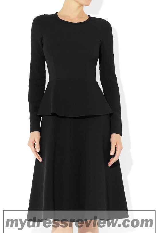 Fit And Flare Dress With Long Sleeves - A Wonderful Start