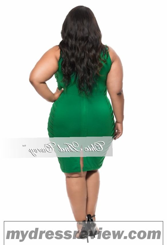 Plus Size Green Bodycon Dress : Better Choice 2017