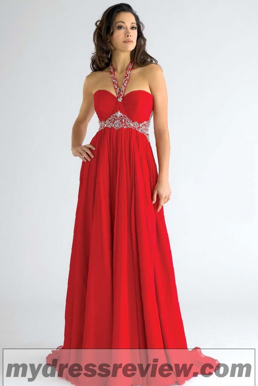 Red Backless Evening Gown & Review Clothing Brand