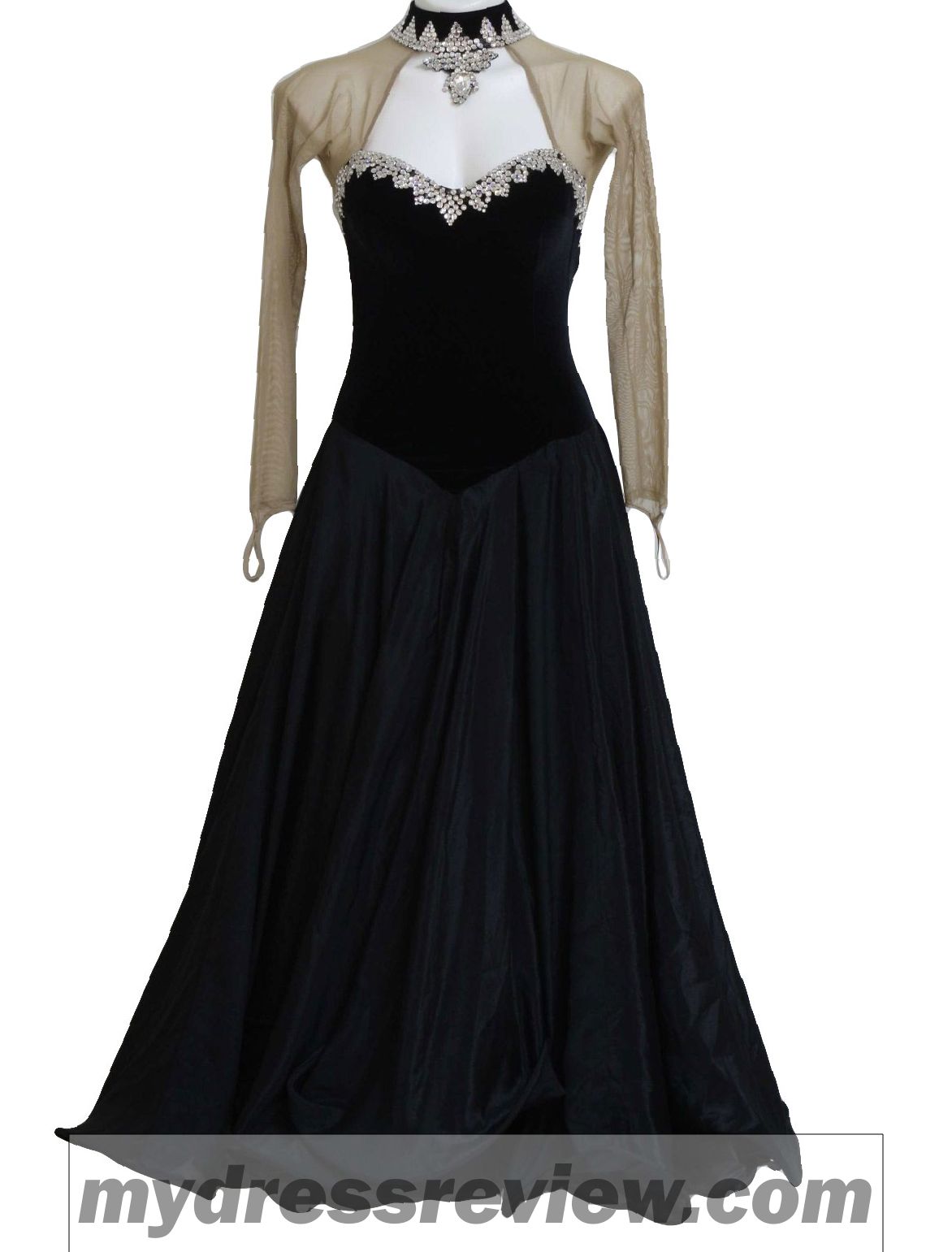 Floor Length Velvet Dress : Fashion Show Collection