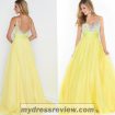 floor-length-yellow-dress-perfect-choices