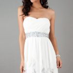 White Dresses For Girls Graduation