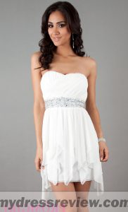 White Dresses For Girls Graduation