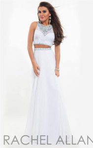 white lace long sleeve prom dress