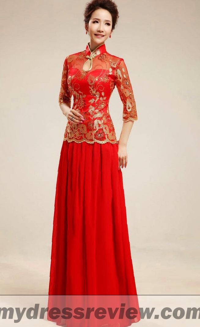 Bridesmaid Dresses In Red And Gold : Make You Look Like A Princess