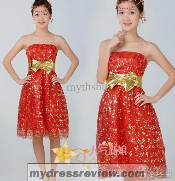 Bridesmaid Dresses In Red And Gold : Make You Look Like A Princess