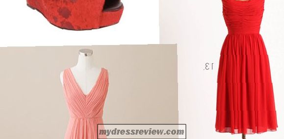 Orange Red Bridesmaid Dresses : Popular Choice 2017