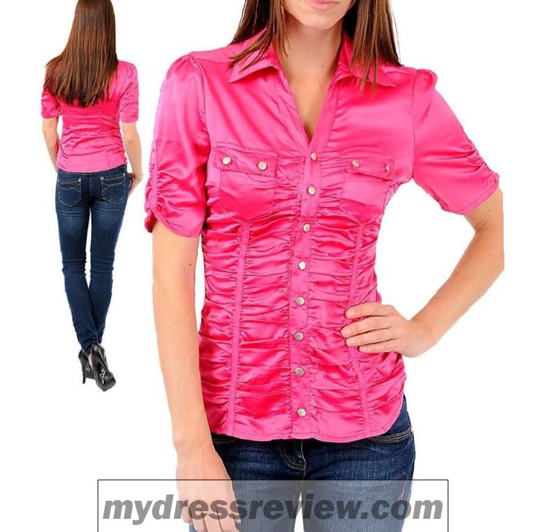 Pink Silk Shirt Dress - Clothes Review