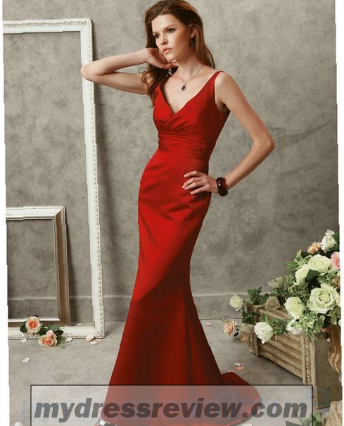 Satin Red Bridesmaid Dresses & 2017-2018