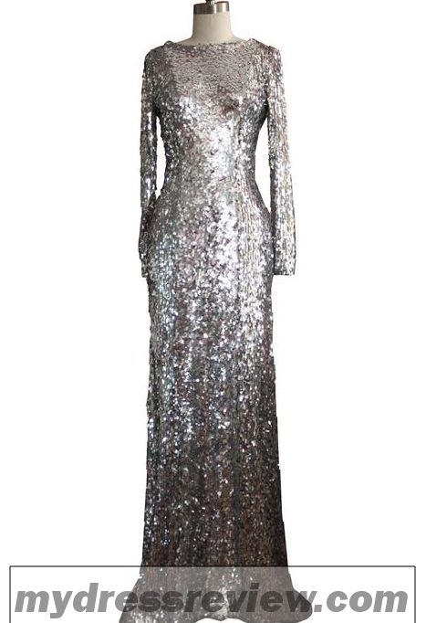 Silver Glitter Maxi Dress & 25+ Images 2017-2018