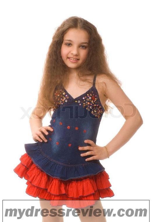 young girl short dress