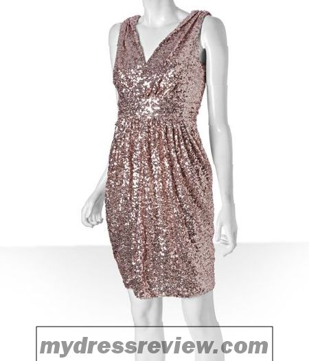 Blush Gold Sequin Dress & Choice 2017