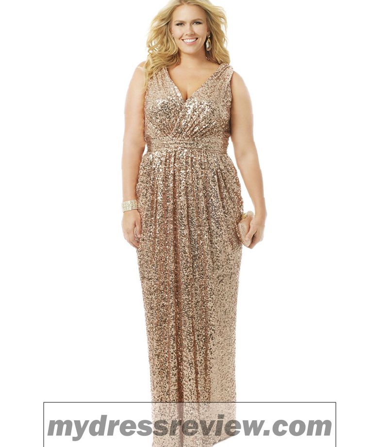 Gold And White Plus Size Dress - Always In Style 2017-2018