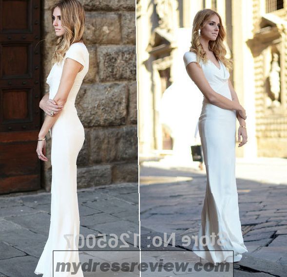 Tight Long Sleeve White Dress And Make Your Evening Special