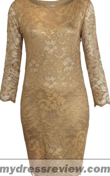 Gold Metallic Long Dress And Style 2017-2018