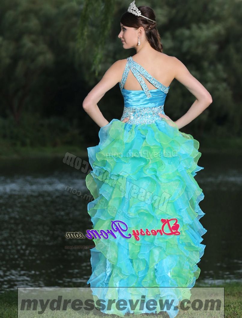 Green And Blue Prom Dresses - Popular Choice 2017