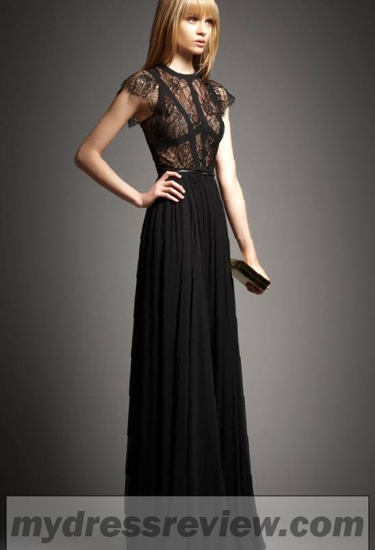 Elegant Long Black Evening Dresses & Where To Find In 2017