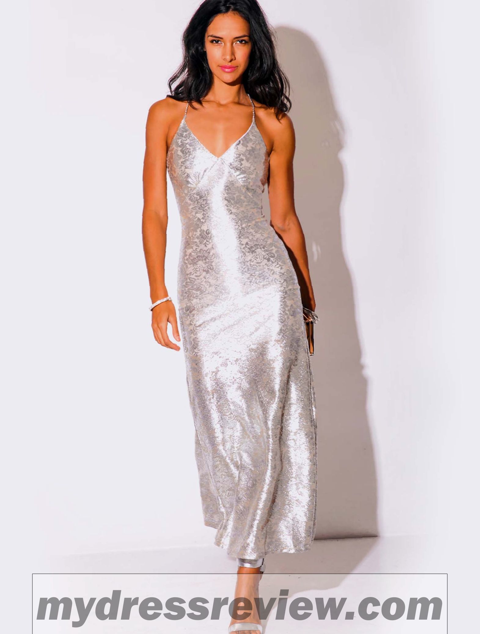 Silver Metallic Maxi Dress & Make You Look Like A Princess