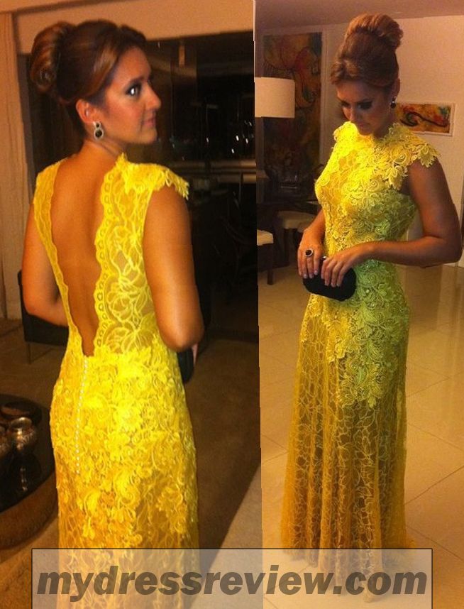 Yellow Backless Prom Dress : Choice 2017