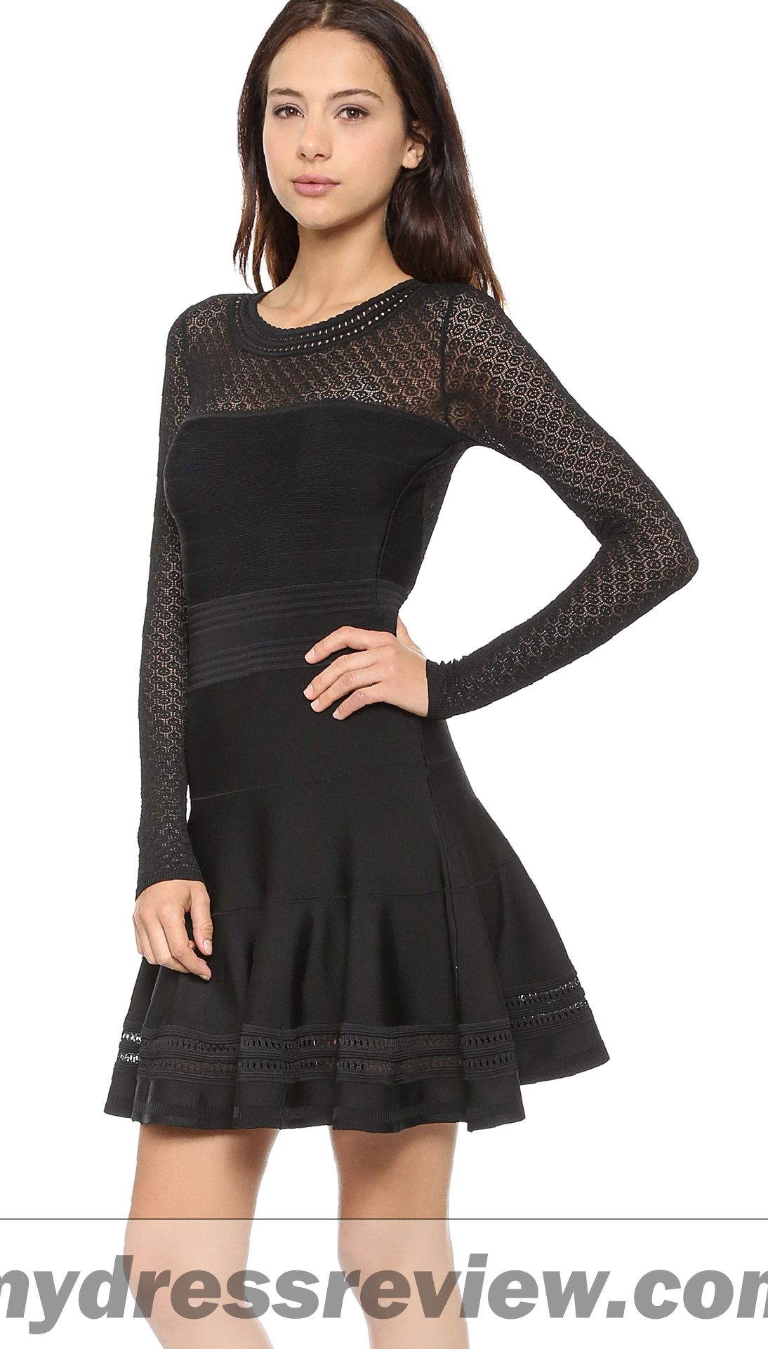 Black Dress With Flared Sleeves And Clothing Brand Reviews