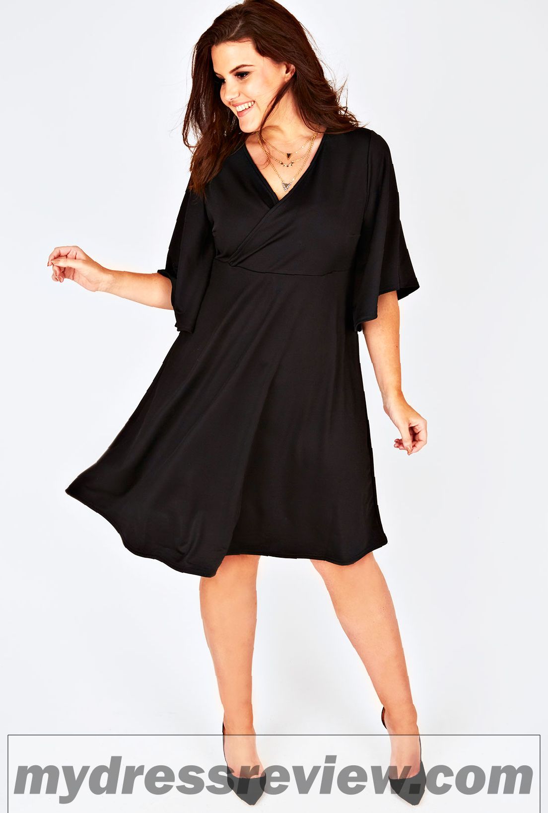 Black Flare Dress With Sleeves - A Wonderful Start