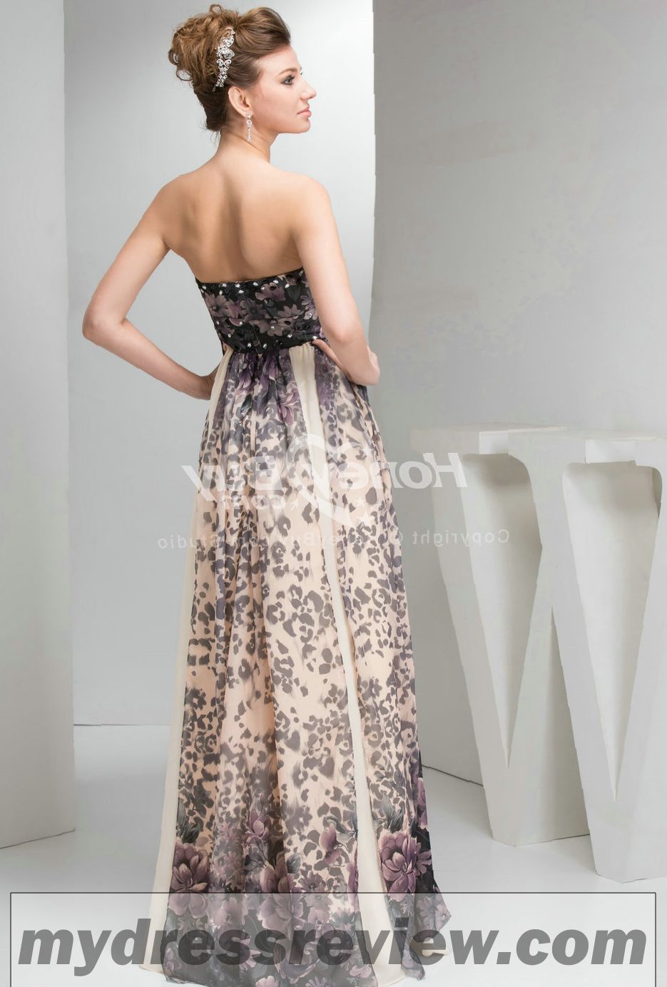 Floral Print Floor Length Dress : Make Your Life Special