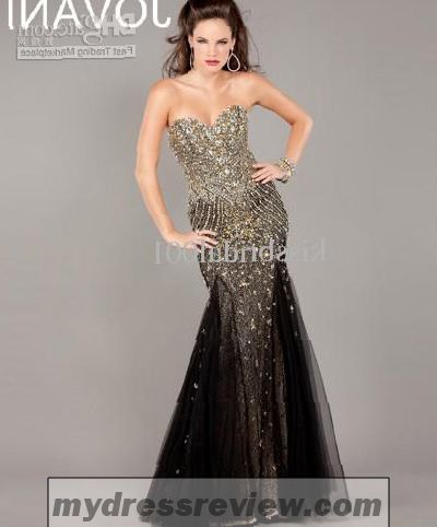 Long Sparkly Black Dress & Choice 2017