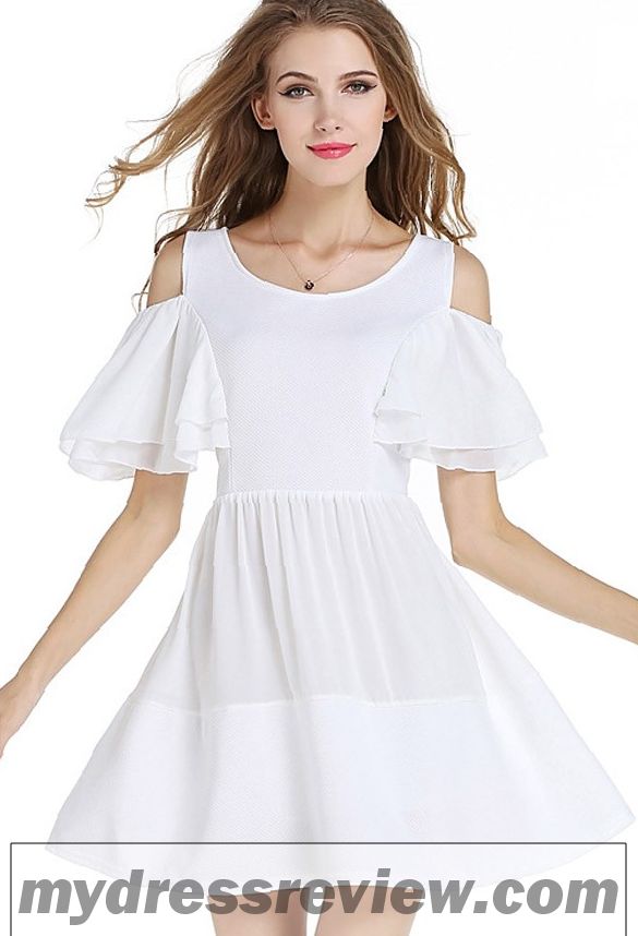 White Flare Sleeve Dress : Review 2017