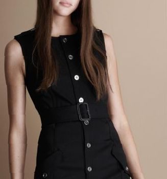 black-button-front-dress-oscar-fashion-review