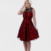 black-lace-red-dress-be-beautiful-and-chic