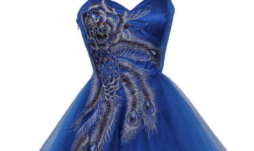metallic-blue-bridesmaid-dresses-new-trend-2017