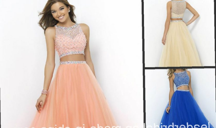 orange-two-piece-prom-dress-and-make-your-evening