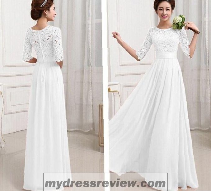 Lace Dress White Long - Be Beautiful And Chic