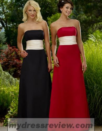 Red And Gold Wedding Bridesmaid Dresses - Look Like A Princess 2017