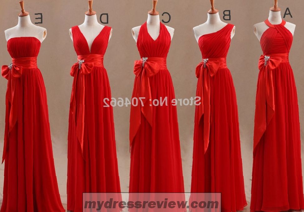 Red Matron Of Honor Dresses And Trend 2017-2018