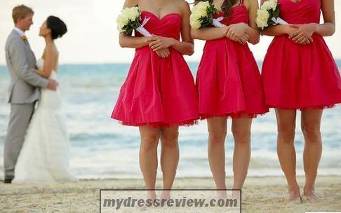 Red Wedding Bridesmaid Dresses And New Fashion Collection