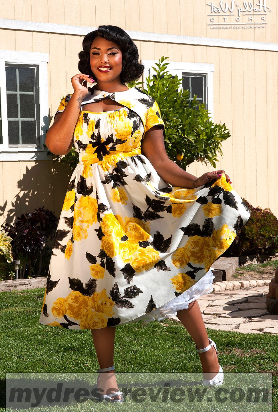 Black And Yellow Dress Plus Size And 18 Best Images - MyDressReview