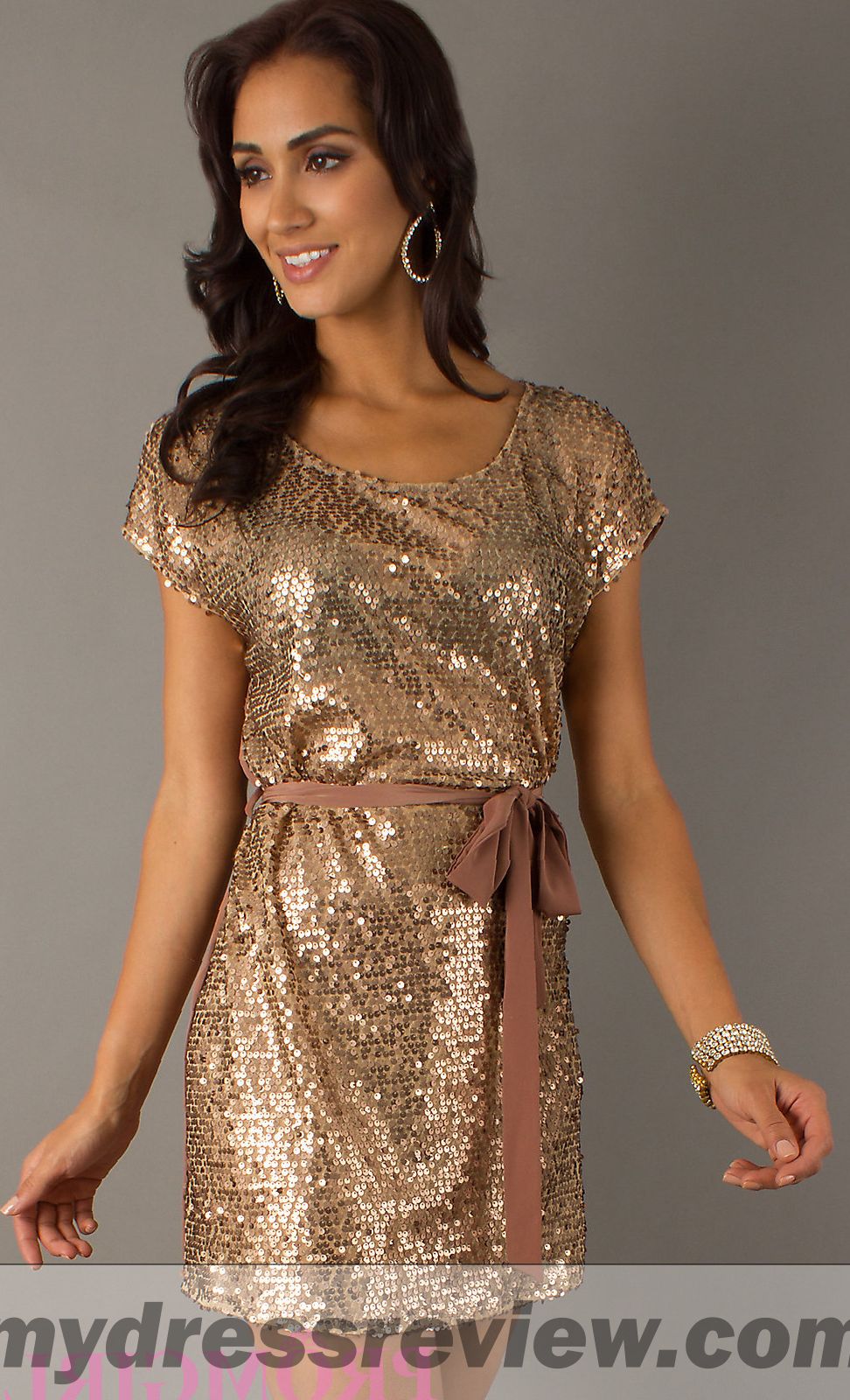 Black Dress Gold Sequins & Make You Look Like A Princess
