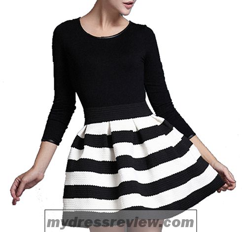 Black And White One Piece Dress And Style 2017-2018