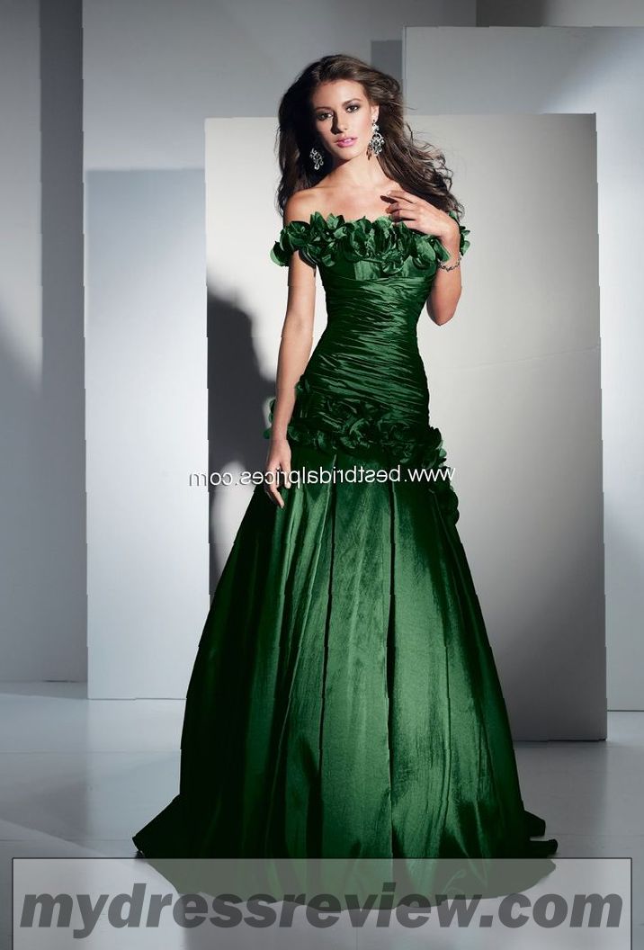 Emerald Green Bridal Dresses & Where To Find In 2017