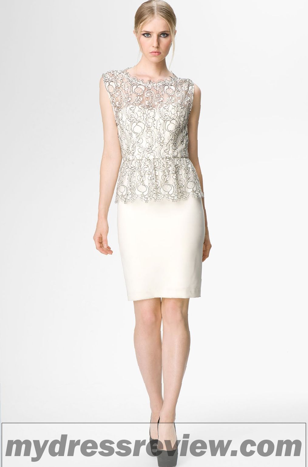 Lace Top Dress White : Perfect Choices