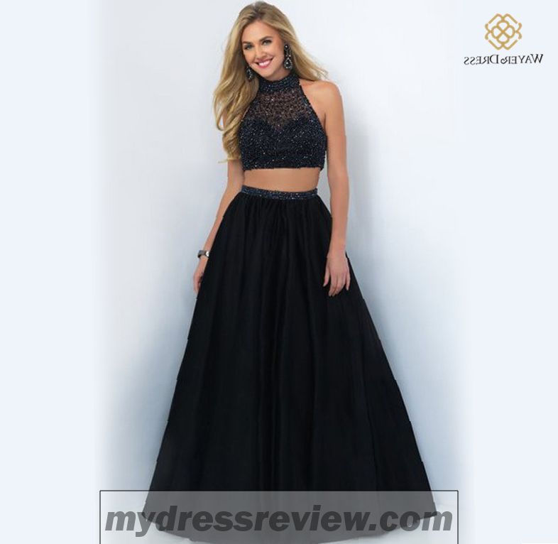 Red And Black Two Piece Prom Dress And Review 2017