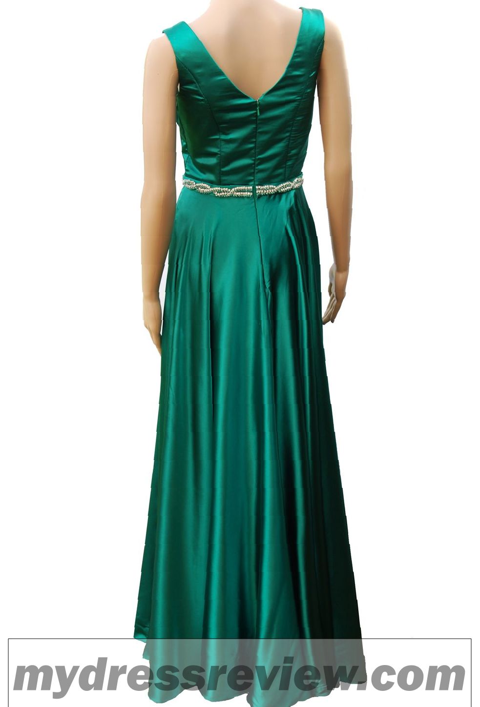 Satin Emerald Green Dress : Oscar Fashion Review