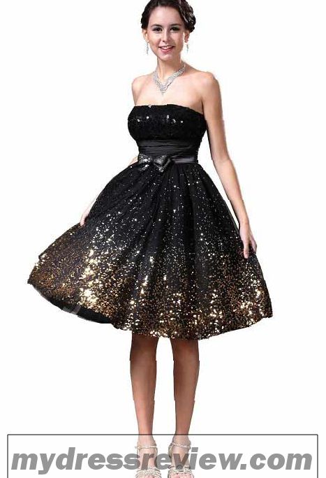 Short Sparkly Gold Dress & Choice 2017