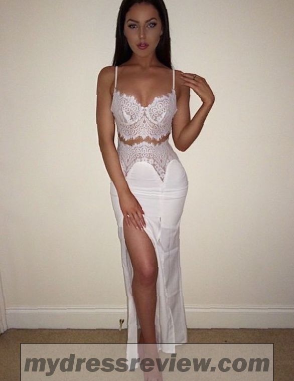 White Lace Two Piece Prom Dress - Different Occasions
